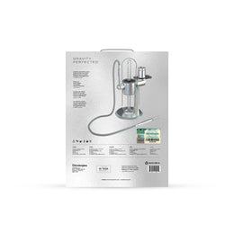 Stündenglass Gravity Hookah (Polished Silver)