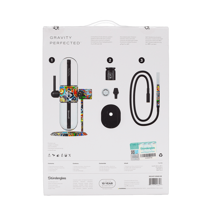 Grateful Dead x Stundenglass Gravity Infuser - Legacy Patchwork