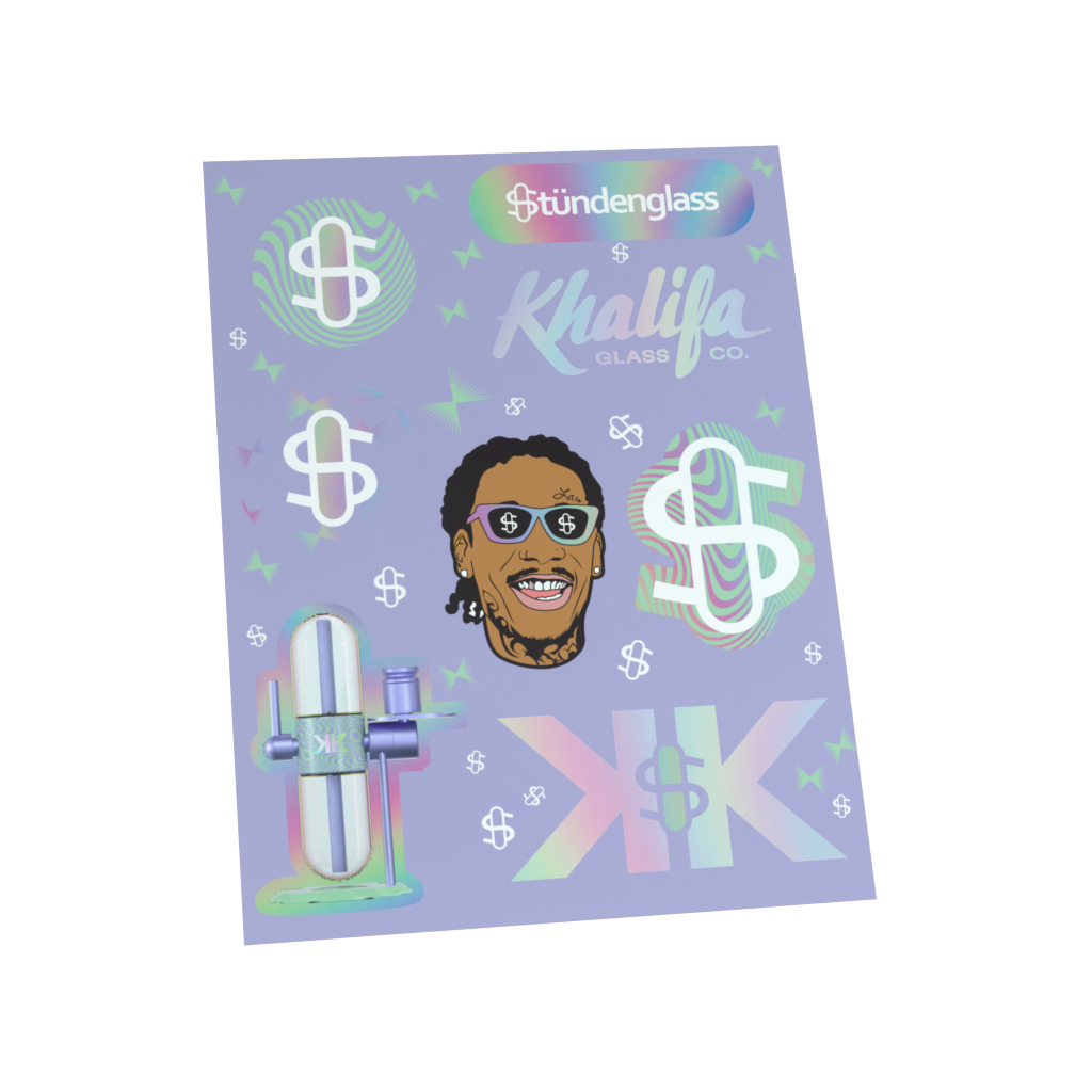Khalifa x Stundenglass Gravity Infuser - Violet Sky / Mints
