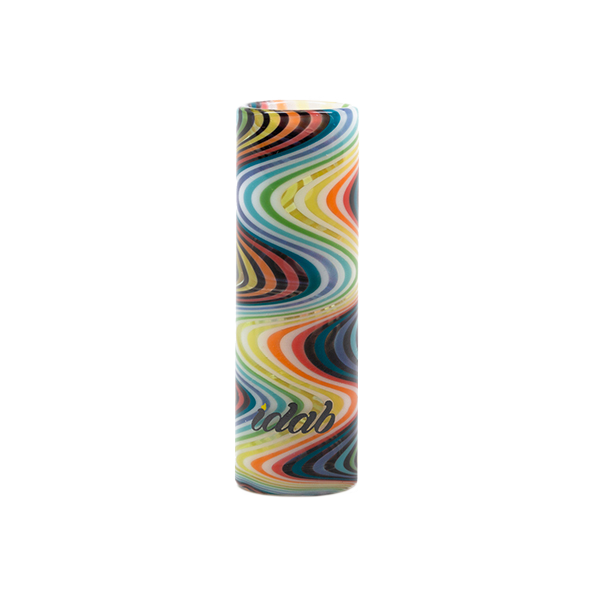 iDab Glass Hookah Hose Tip (Rainbow + Clear)
