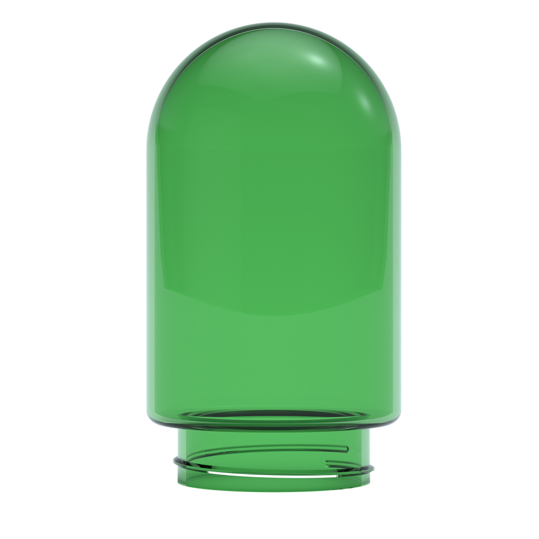 Single Green Glass Globe (Large)