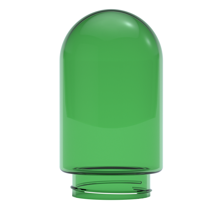 Single Green Glass Globe (Large)