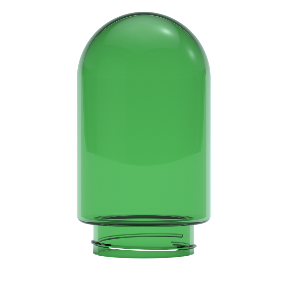 Single Green Glass Globe (Large)