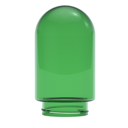 Single Green Glass Globe (Large)