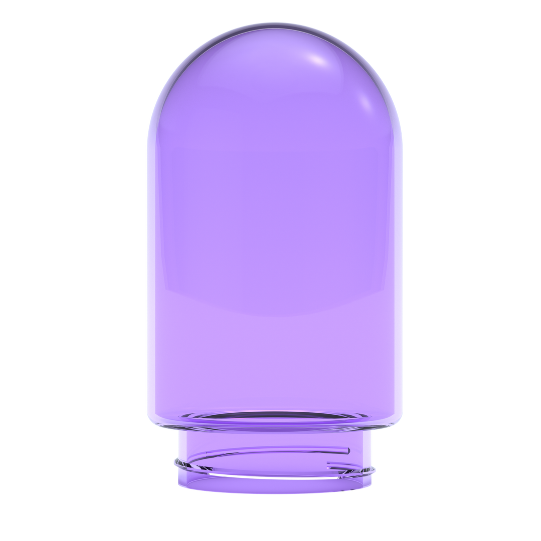 Single Purple Glass Globe (Large)
