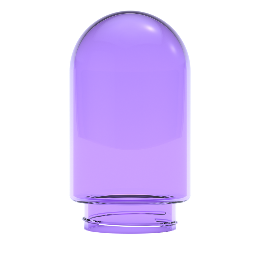 Single Purple Glass Globe (Large)